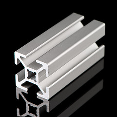 Image showing Aluminium profile sample