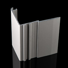 Image showing Aluminium profile sample