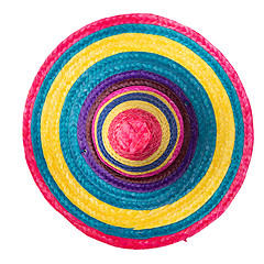 Image showing Mexican straw sombrero