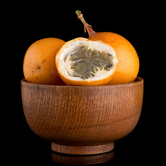 Image showing Passion fruit maracuja granadilla