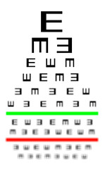 Image showing Eyesight concept - Reasonable eyesight