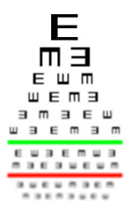 Image showing Eyesight concept - Eyesight getting worse