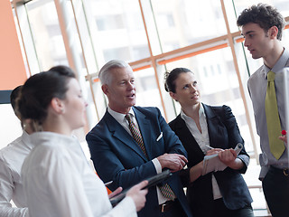 Image showing business people group brainstorming