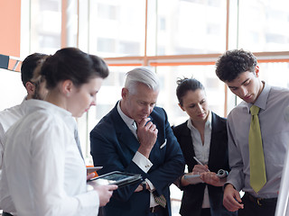 Image showing business people group brainstorming
