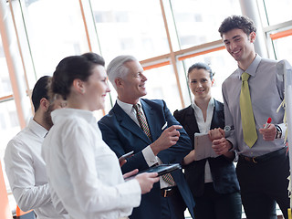 Image showing business people group brainstorming