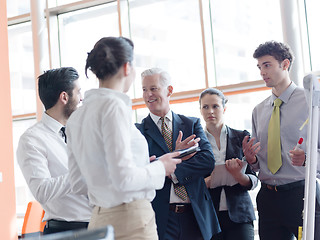 Image showing business people group brainstorming