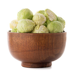 Image showing Fresh brussels sprouts