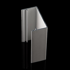 Image showing Aluminium profile sample