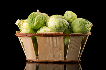 Image showing Fresh brussels sprouts