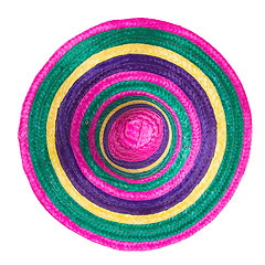 Image showing Mexican straw sombrero