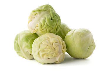 Image showing Fresh brussels sprouts