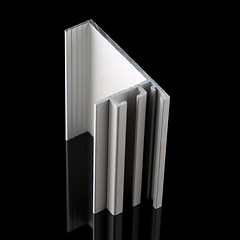 Image showing Aluminium profile sample