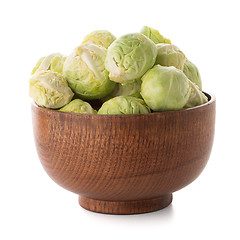 Image showing Fresh brussels sprouts