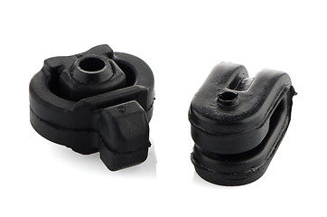 Image showing New black car part