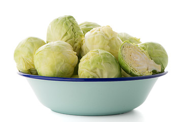 Image showing Fresh brussels sprouts