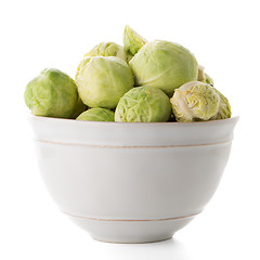 Image showing Fresh brussels sprouts