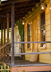 Image showing Porch with a Light