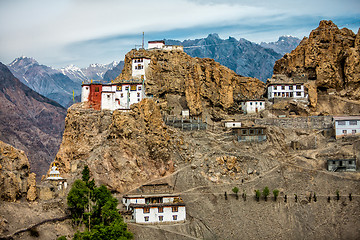 Image showing Dhankar Gompa. India. Spiti Valley