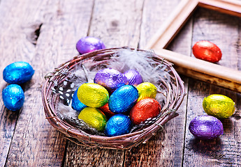 Image showing easter eggs