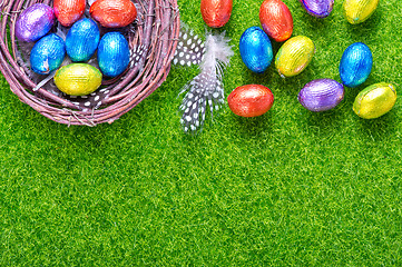 Image showing easter eggs