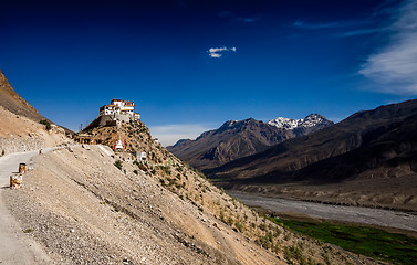 Image showing India a monastery