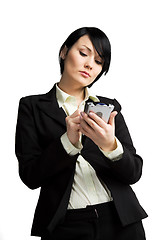 Image showing Working businesswoman