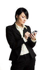 Image showing Working businesswoman