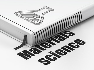 Image showing Science concept: book Flask, Materials Science on white background