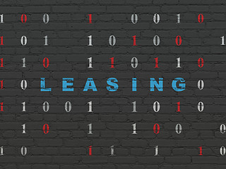 Image showing Business concept: Leasing on wall background