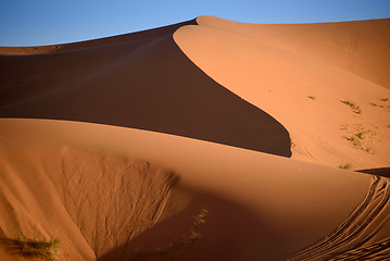 Image showing Dunes, Morocco, Sahara Desert