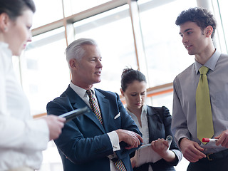 Image showing business people group brainstorming