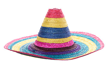 Image showing Colorful mexican sombrero