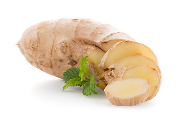 Image showing Ginger root on white