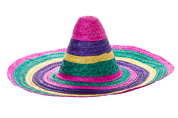 Image showing Colorful mexican sombrero