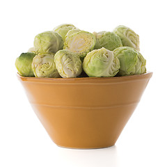 Image showing Fresh brussels sprouts