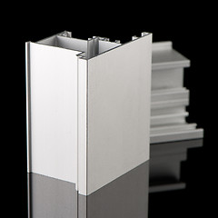 Image showing Aluminium profile sample