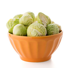 Image showing Fresh brussels sprouts