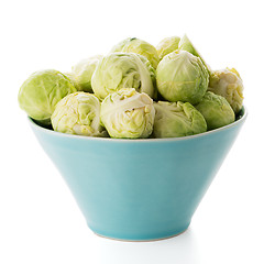 Image showing Fresh brussels sprouts