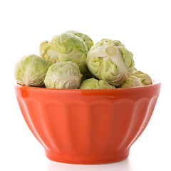 Image showing Fresh brussels sprouts