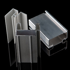 Image showing Aluminium profile sample