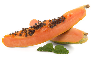 Image showing Fresh and tasty papaya