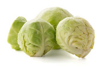 Image showing Fresh brussels sprouts