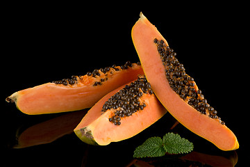 Image showing Fresh and tasty papaya