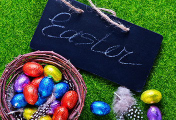 Image showing easter eggs