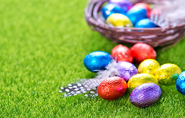 Image showing easter eggs