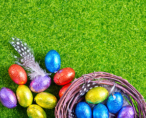 Image showing easter eggs