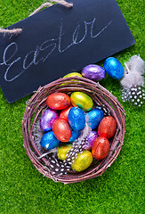 Image showing easter eggs