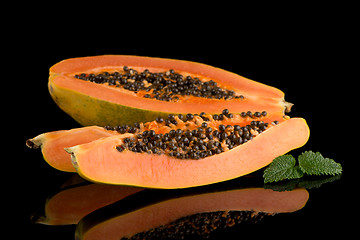 Image showing Fresh and tasty papaya