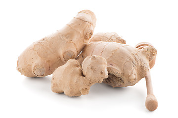 Image showing Ginger root and drizzler