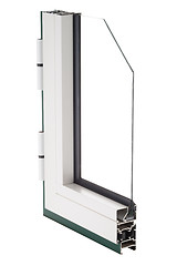 Image showing Aluminium window sample